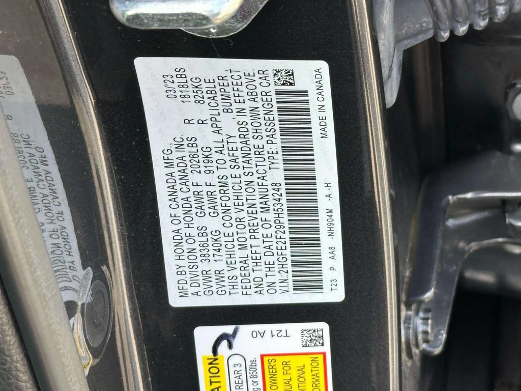 Certified 2023 Honda Civic LX image 14