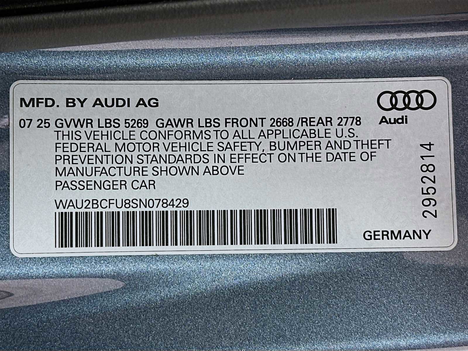 Certified 2025 Audi A5 2.0T Premium Plus w/ Premium Plus image 31