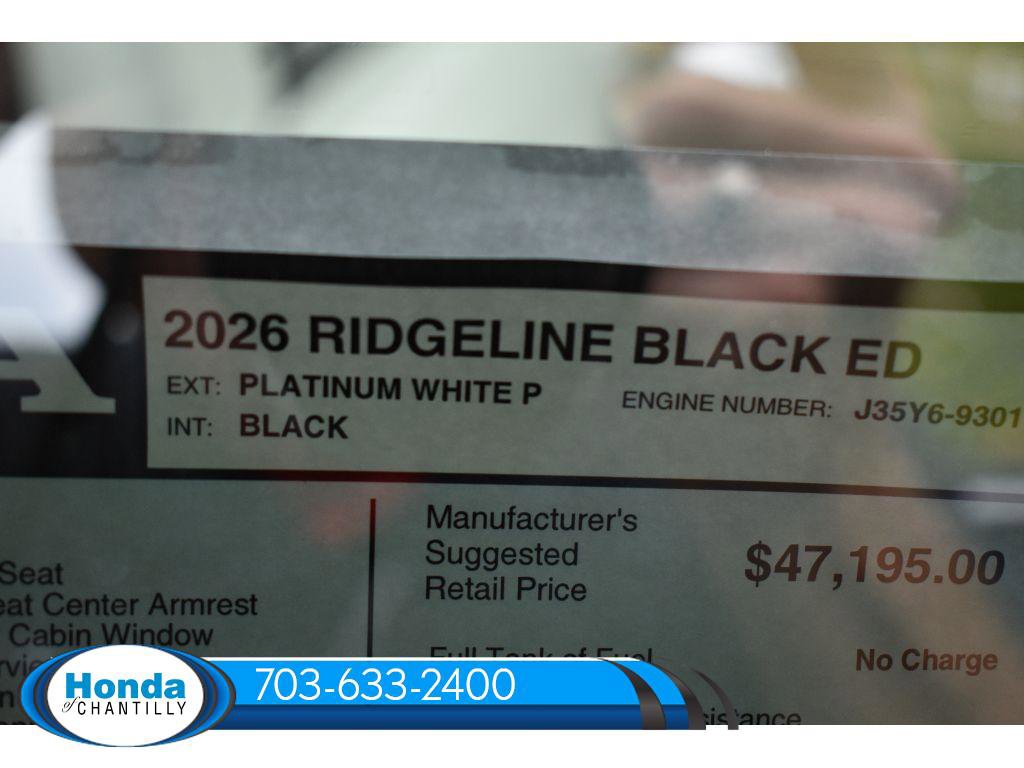 New 2026 Honda Ridgeline Black Edition image 38
