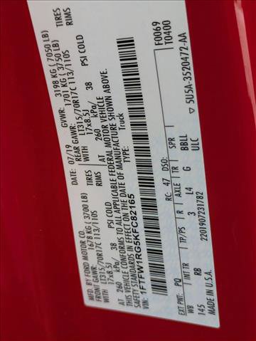 Used 2019 Ford F150 Raptor w/ Equipment Group 802A Luxury image 21