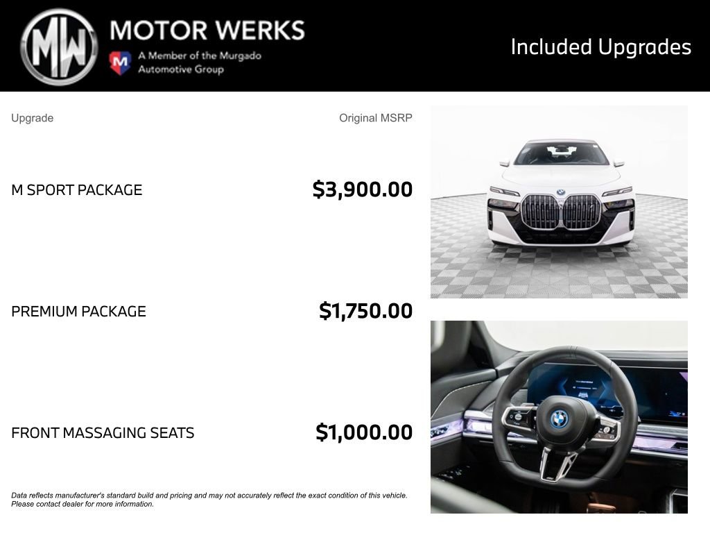 New 2025 BMW i7 eDrive50 w/ M Sport Package image 4
