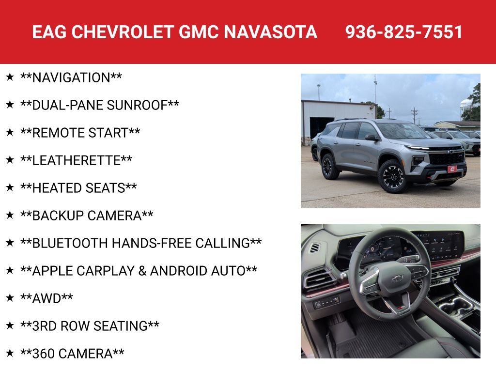 New 2026 Chevrolet Traverse Z71 w/ Driver Confidence Package AWD/4WD image 4