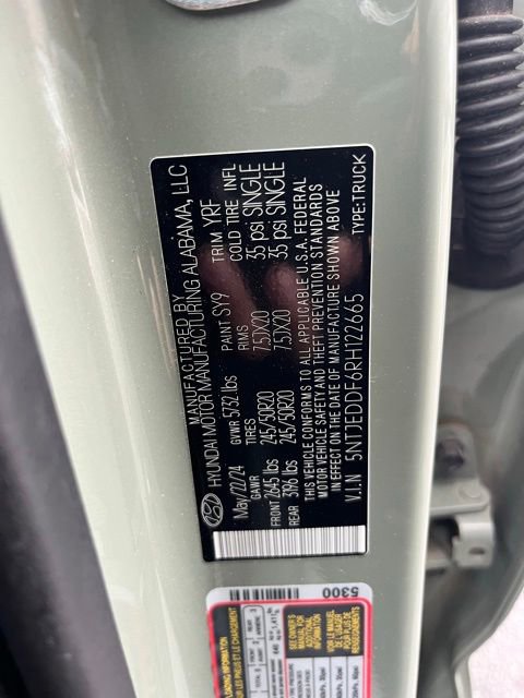 Certified 2024 Hyundai Santa Cruz Limited AWD/4WD image 15