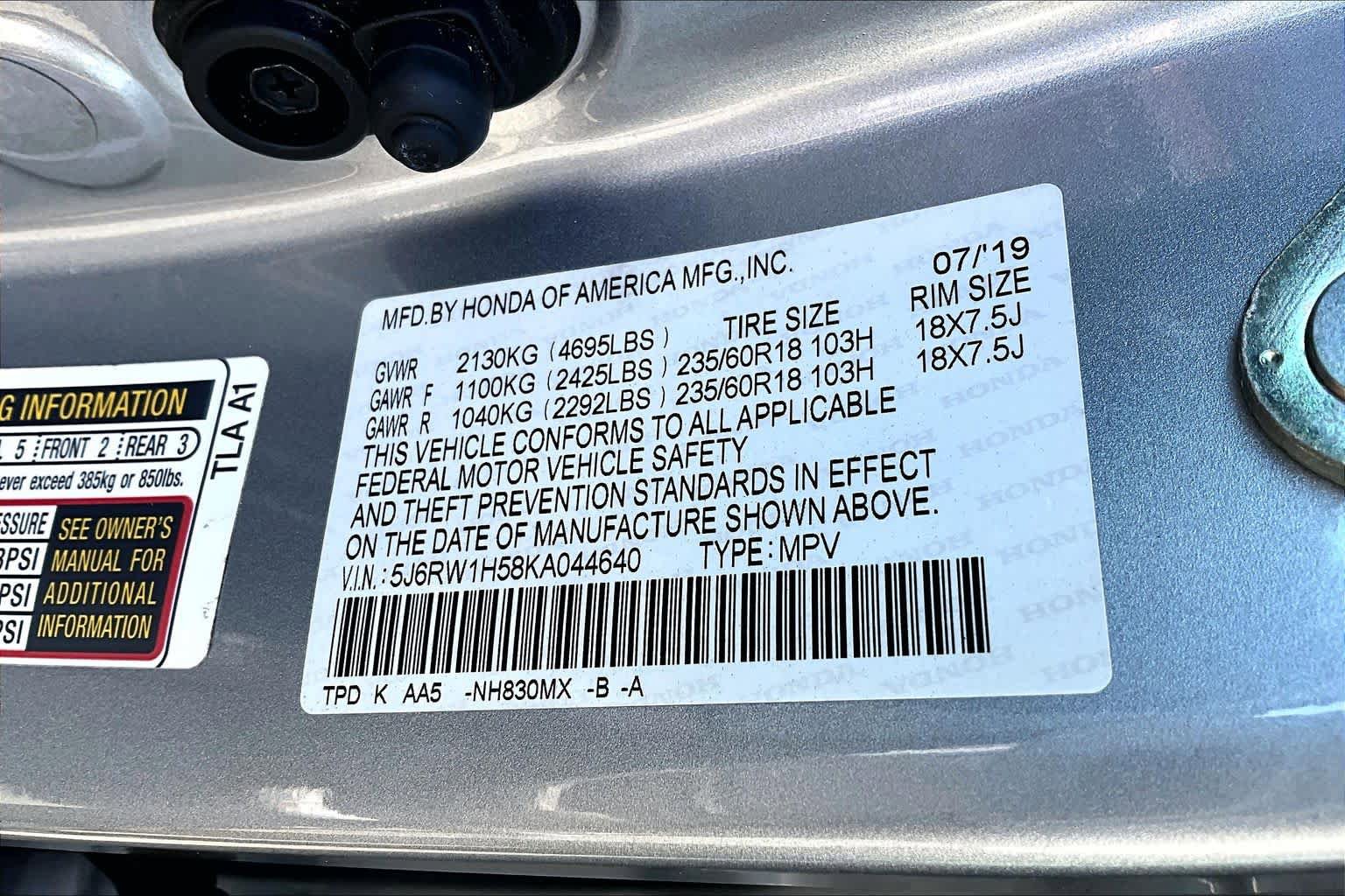 Used 2019 Honda CR-V EX image 36
