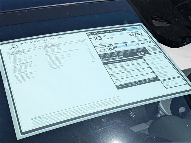 New 2026 Mercedes-Benz CLE 53 AMG 4MATIC Coupe image 17