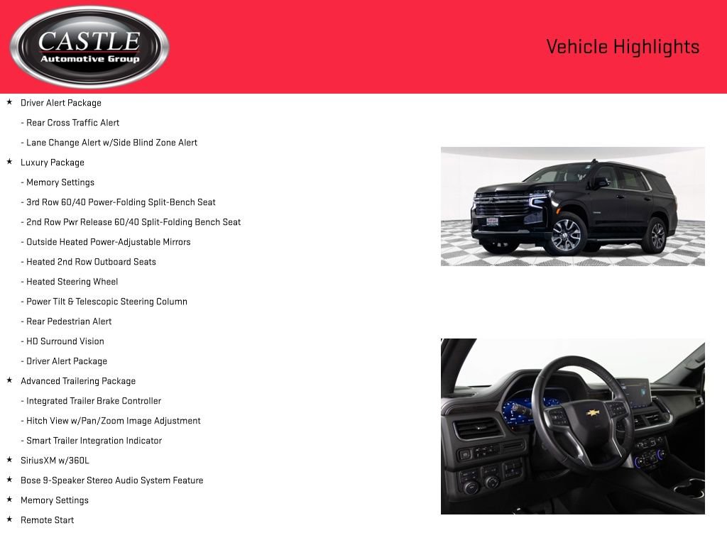 Certified 2024 Chevrolet Tahoe LT w/ LT Signature Package image 8