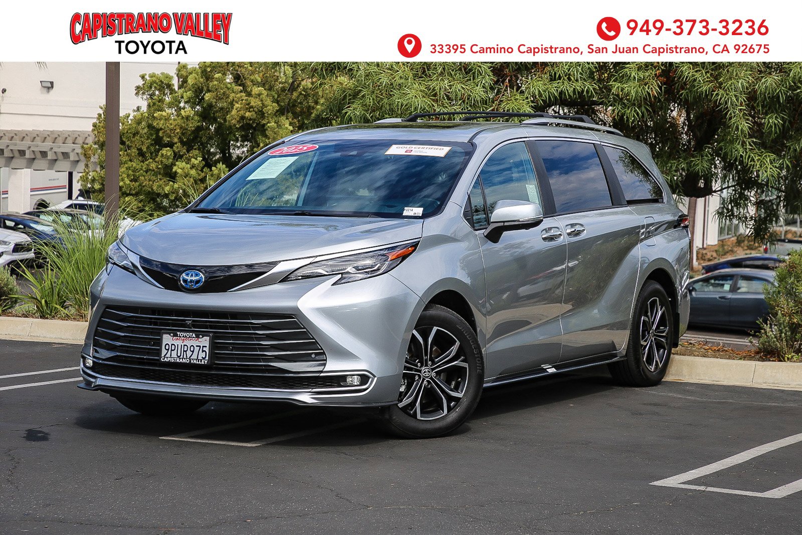 Certified 2025 Toyota Sienna Platinum