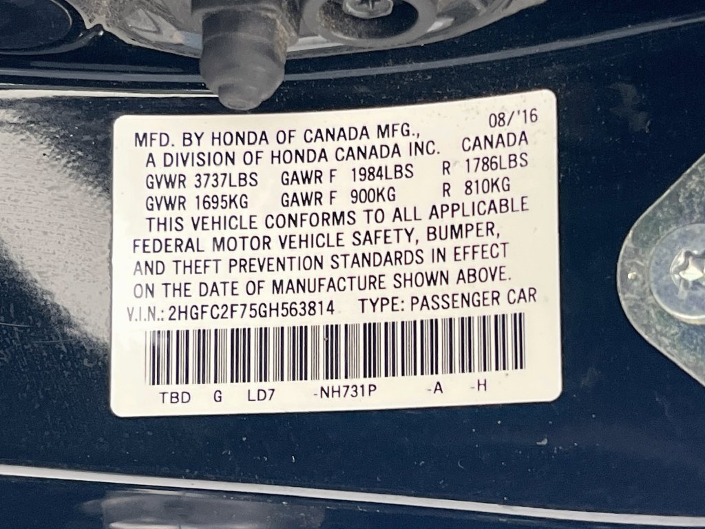 Used 2016 Honda Civic EX image 30