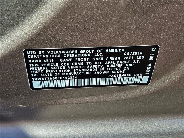 Used 2015 Volkswagen Passat 1.8T Limited Edition FWD image 14