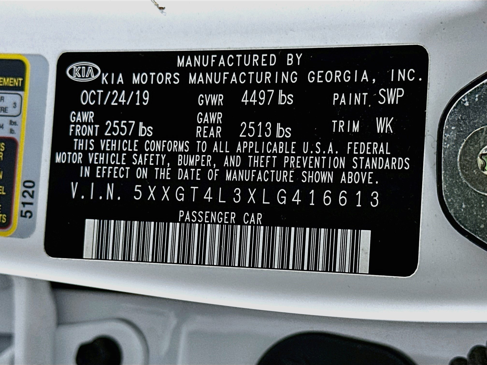 Used 2020 Kia Optima LX FWD image 12