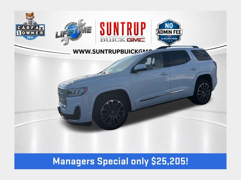 Used 2020 GMC Acadia Denali w/ LPO, Floor Liner Package