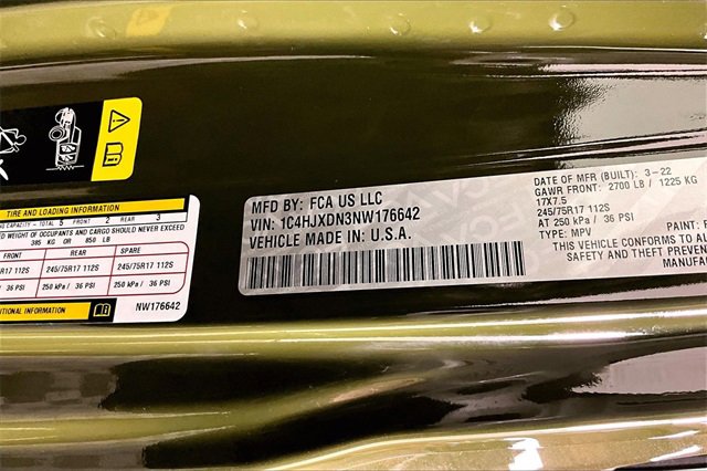 Used 2022 Jeep Wrangler Unlimited Sport image 19