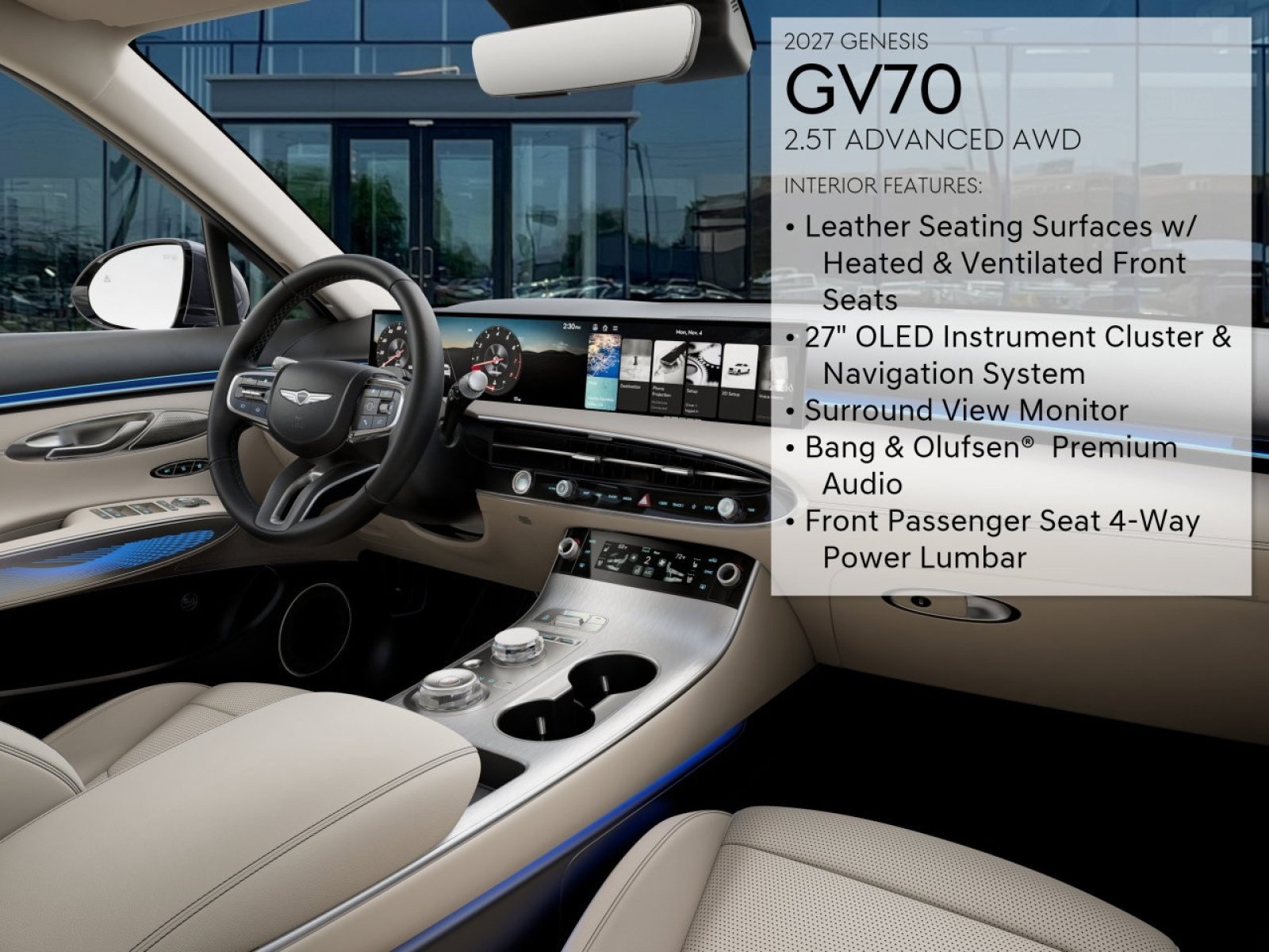 New 2027 Genesis GV70 2.5T Advanced AWD/4WD image 15