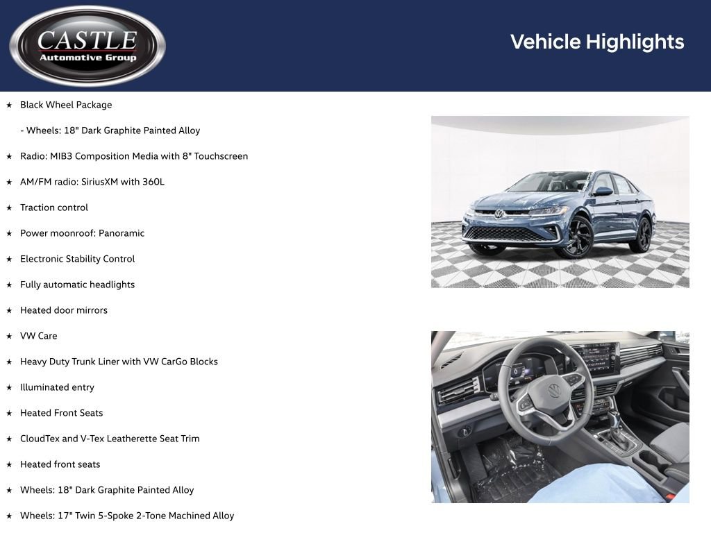 New 2026 Volkswagen Jetta SE FWD image 3