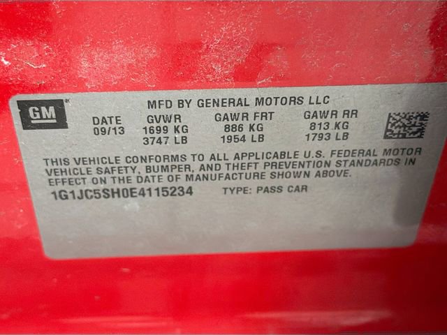 Used 2014 Chevrolet Sonic LT w/ Wheels and Fog Lamp Package image 30