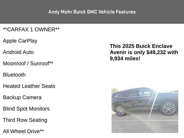 Used 2025 Buick Enclave Avenir image 4