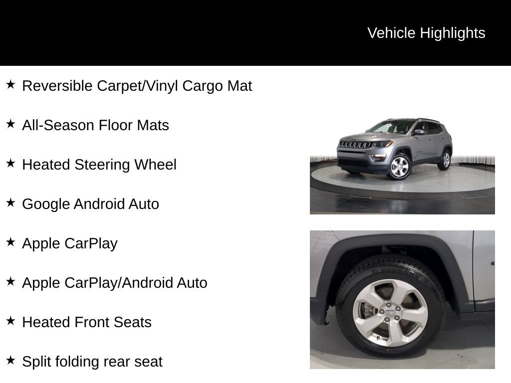 Used 2020 Jeep Compass Latitude w/ Cold Weather Group AWD/4WD image 19