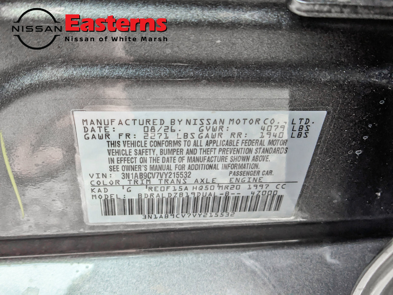 New 2027 Nissan Sentra SV w/ SV Convenience Package FWD image 30