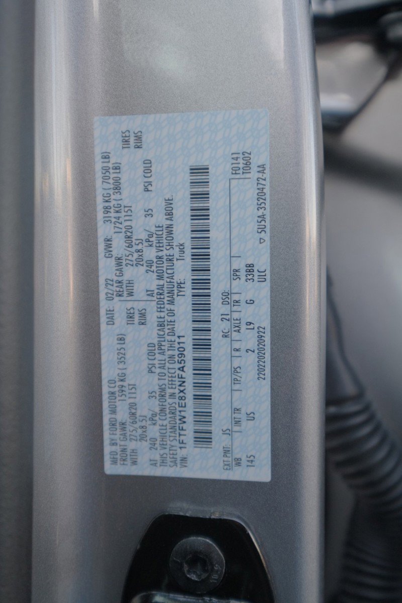 Used 2022 Ford F150 XLT w/ Equipment Group 302A High image 24