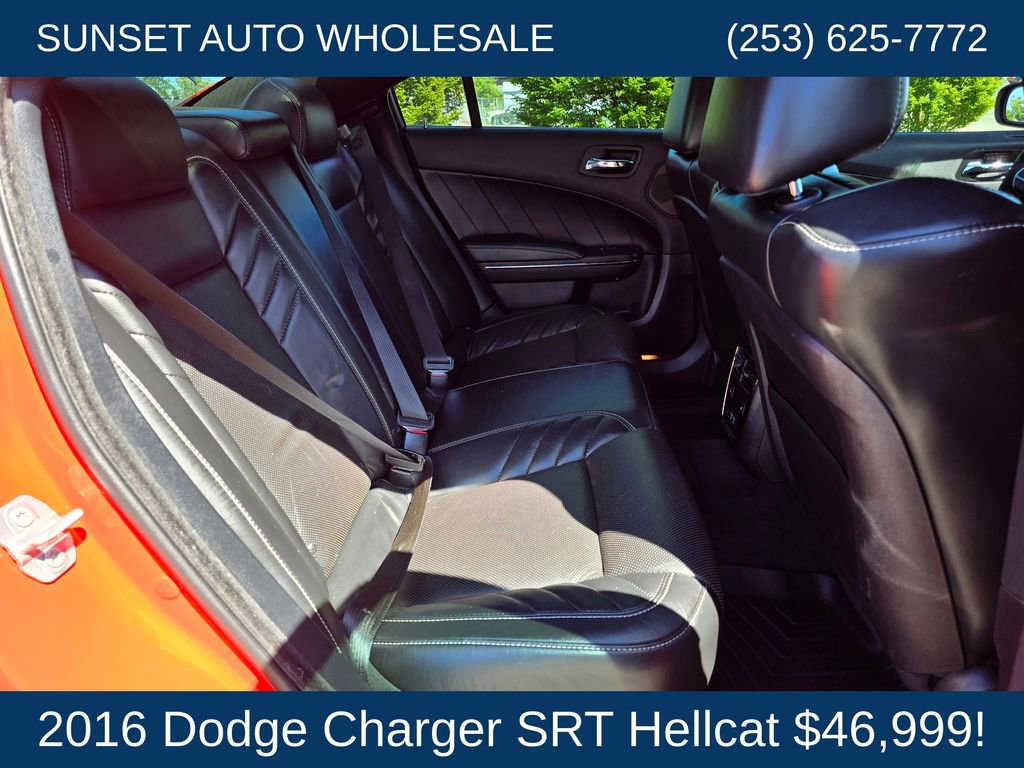 Used 2016 Dodge Charger SRT Hellcat w/ Harman/Kardon Audio Group RWD image 25