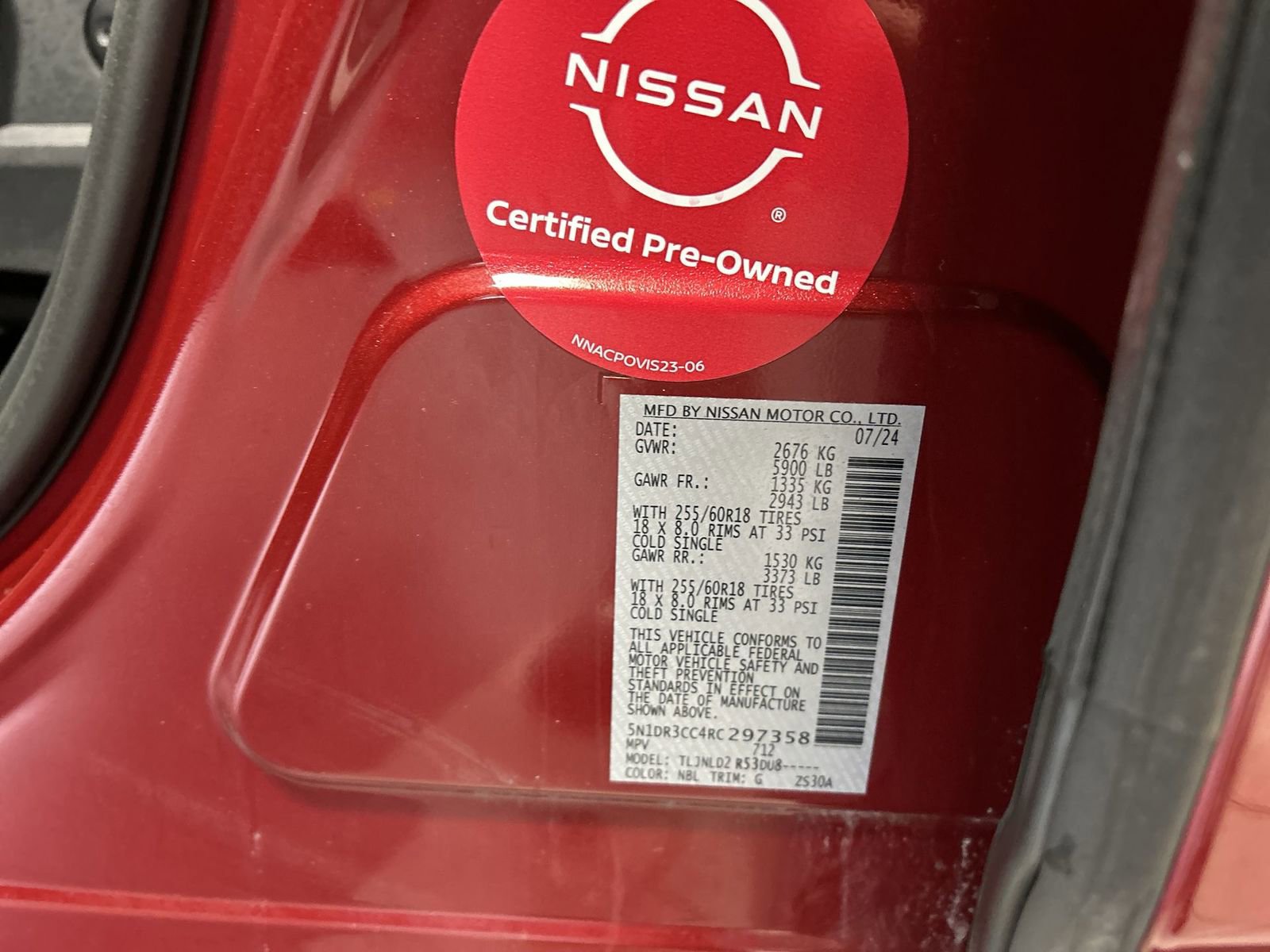 Certified 2024 Nissan Pathfinder SL image 45