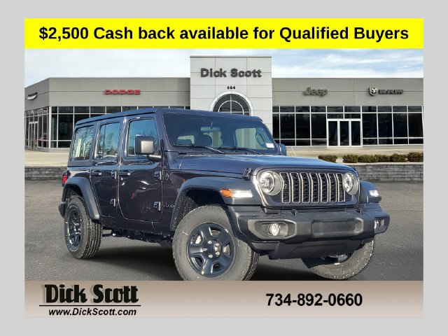 New 2026 Jeep Wrangler Unlimited Sport AWD/4WD 360° Tour