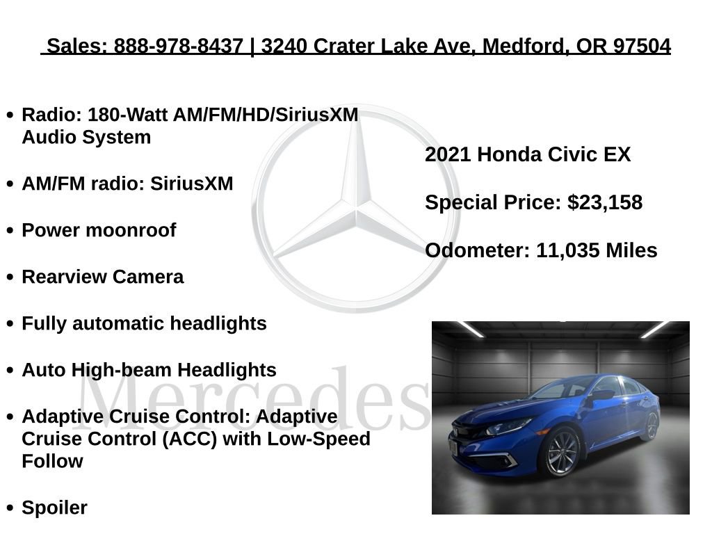 Used 2021 Honda Civic EX image 5