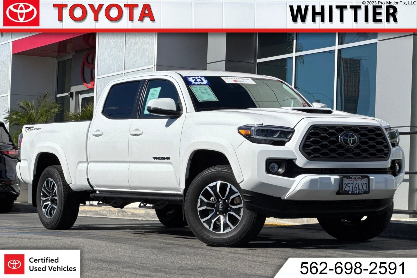 Certified 2023 Toyota Tacoma TRD Sport w/ Black Out Package (TMS) image 1