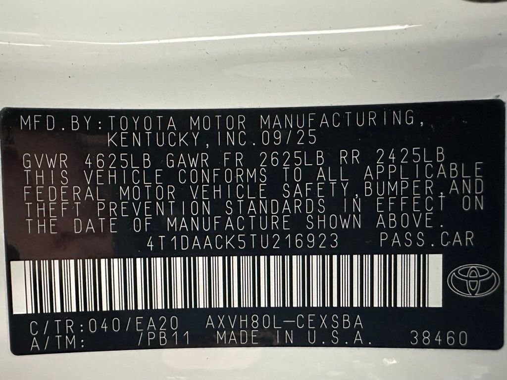 Used 2026 Toyota Camry SE image 11