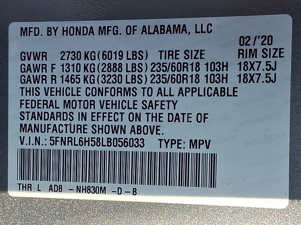 Used 2020 Honda Odyssey EX image 27