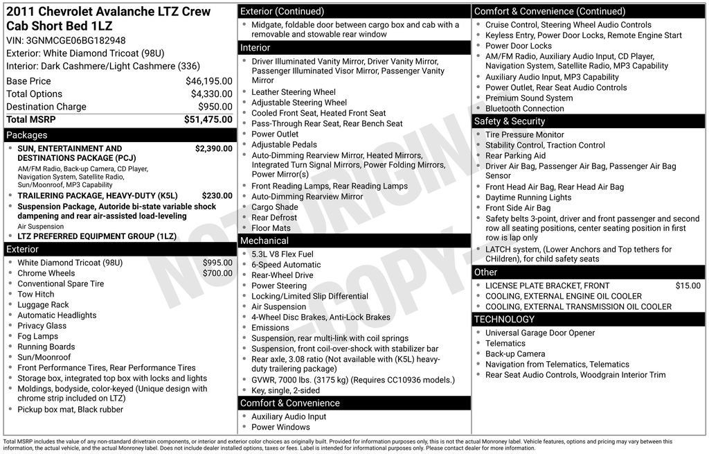 Used 2011 Chevrolet Avalanche LTZ image 7