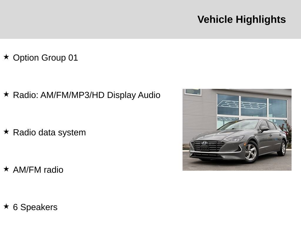 Used 2021 Hyundai Sonata SE image 2