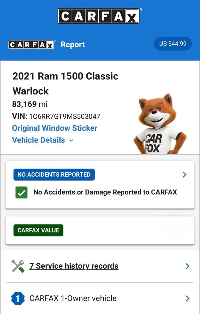 Used 2021 RAM 1500 Classic Warlock AWD/4WD image 6