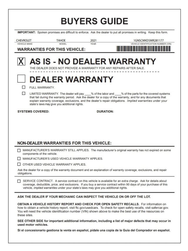 Used 2021 Chevrolet Tahoe LS RWD image 23