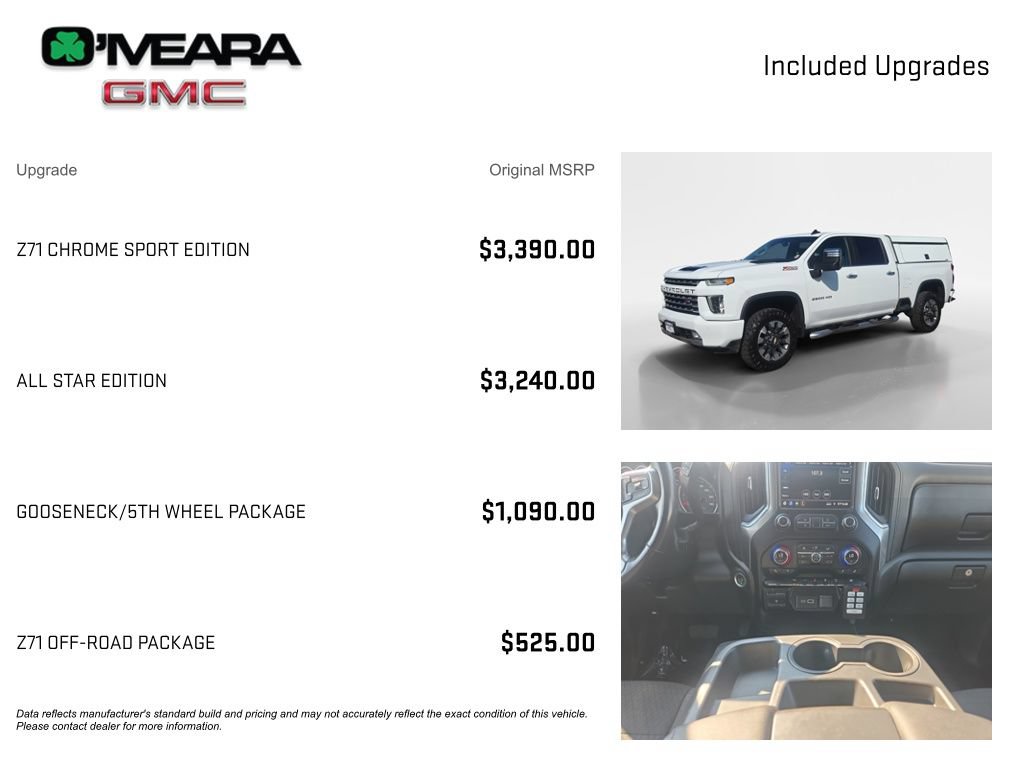 Used 2021 Chevrolet Silverado 2500 LT w/ Z71 Chrome Sport Edition AWD/4WD image 4