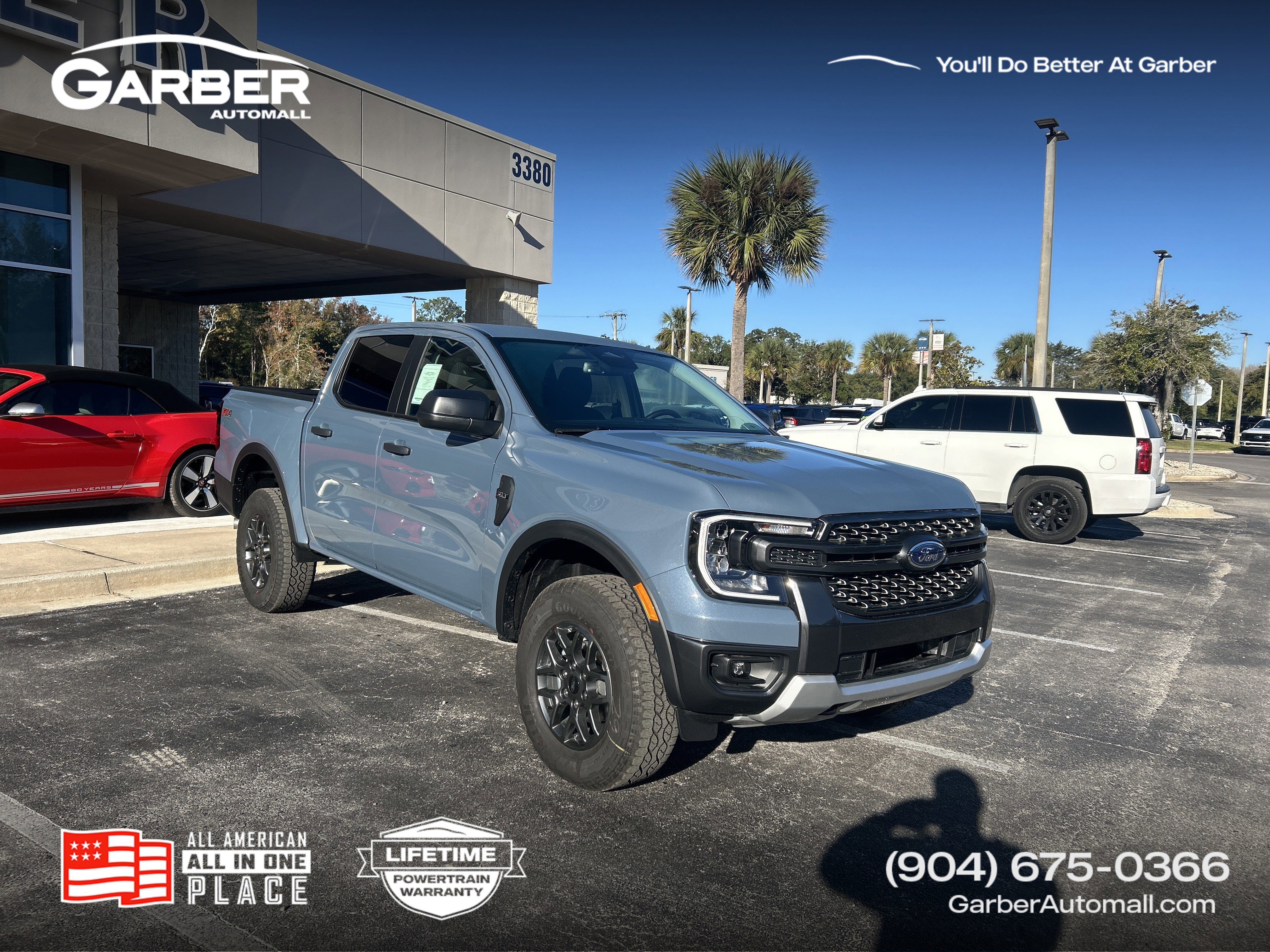 New 2025 Ford Ranger XLT w/ Equipment Group 301A High