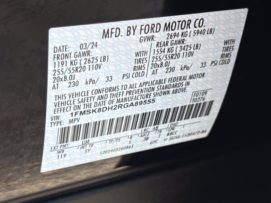 Used 2024 Ford Explorer XLT w/ Equipment Group 202A AWD/4WD image 34