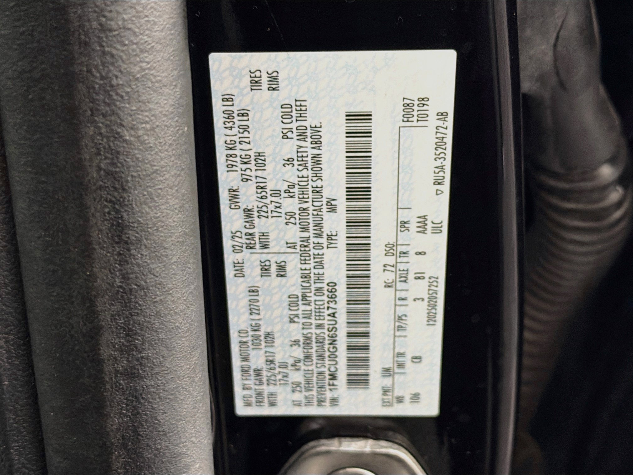 Used 2025 Ford Escape Active FWD image 12