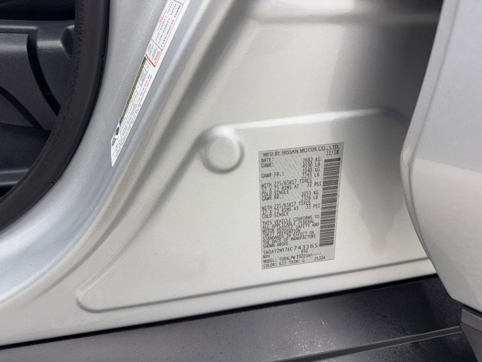 Used 2019 Nissan Rogue S w/ Special Edition Package FWD image 58