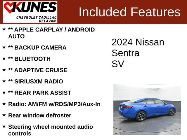 Used 2024 Nissan Sentra SV FWD image 3