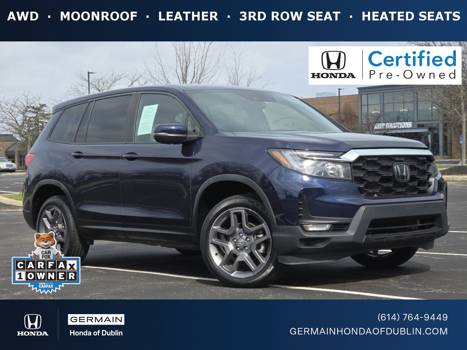 Certified 2023 Honda Passport EX-L