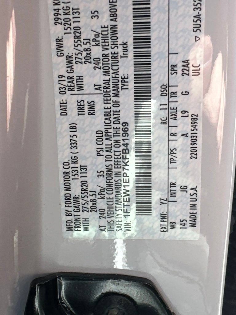 Used 2019 Ford F150 XL w/ Equipment Group 101A Mid AWD/4WD image 39