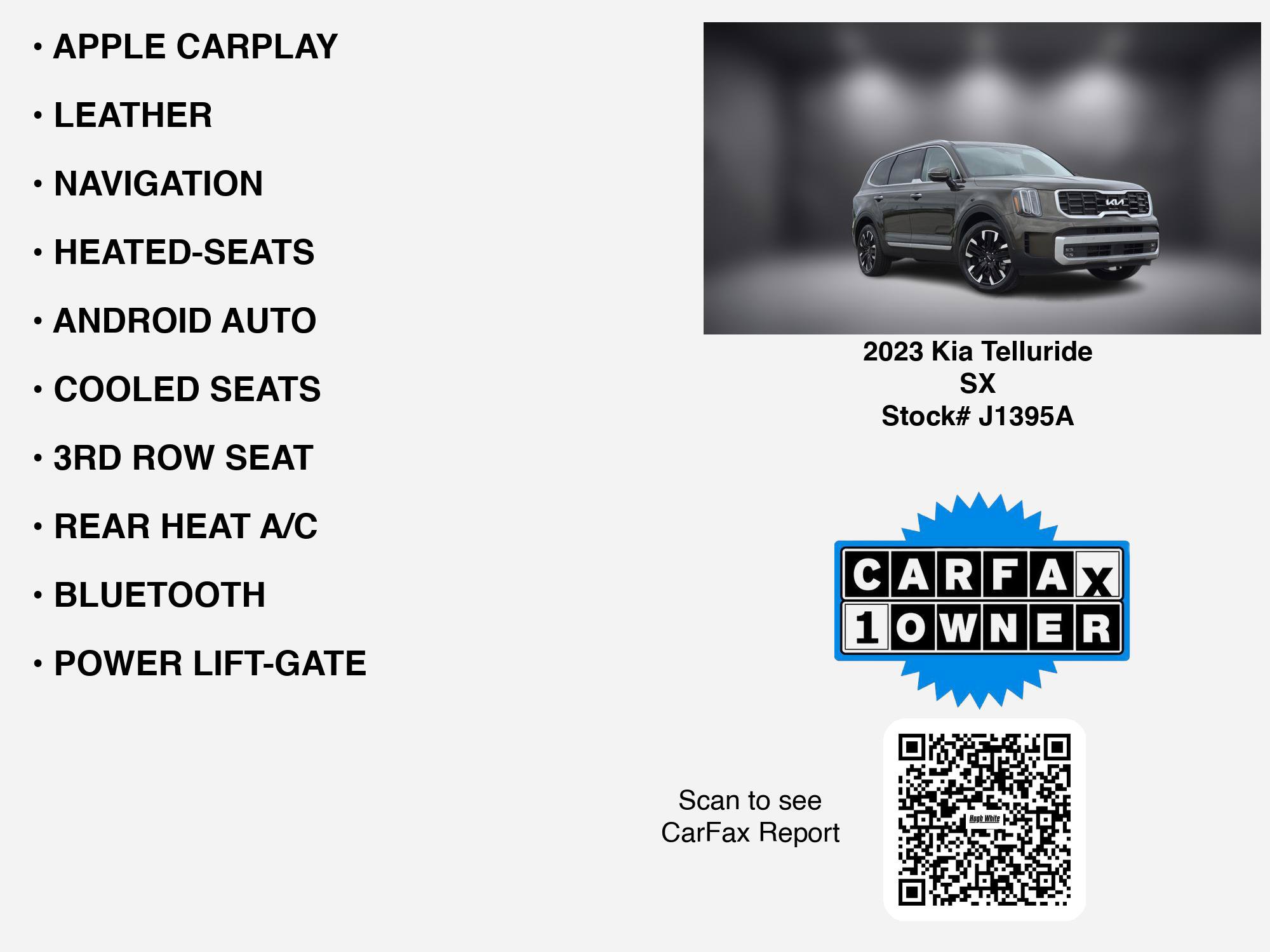 Used 2023 Kia Telluride SX FWD image 37