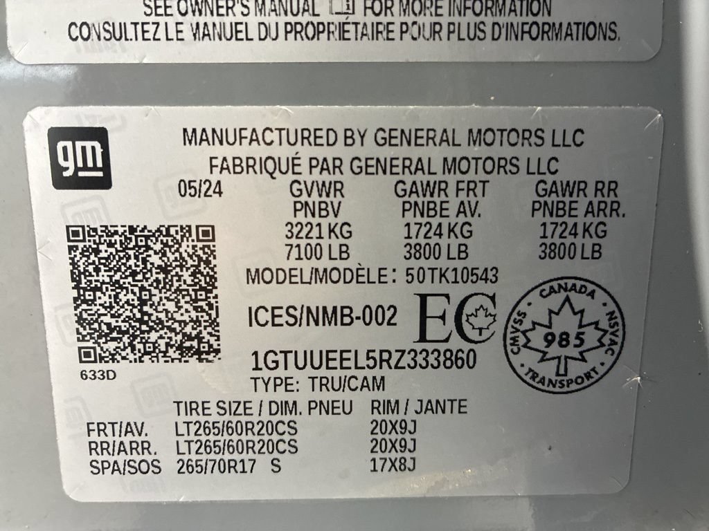 Used 2024 GMC Sierra 1500 AT4 w/ Technology Package AWD/4WD image 51
