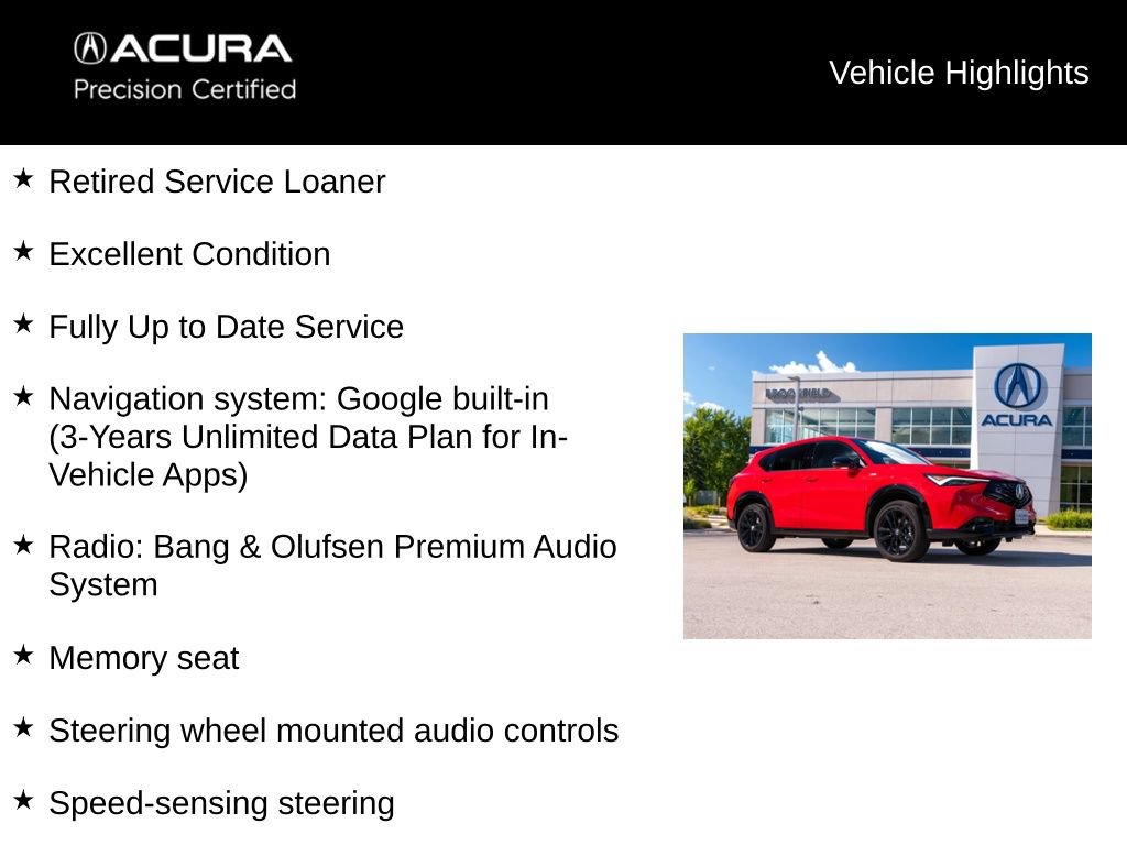 Certified 2026 Acura ADX A-Spec w/ Advance Package AWD/4WD image 5