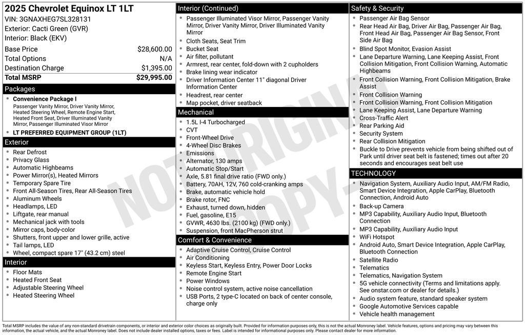 Used 2025 Chevrolet Equinox LT FWD image 26