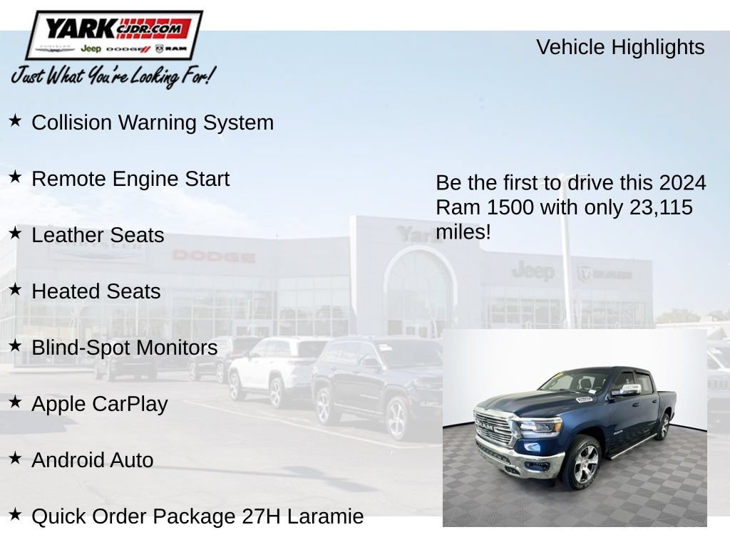 Used 2024 RAM 1500 Laramie AWD/4WD image 13