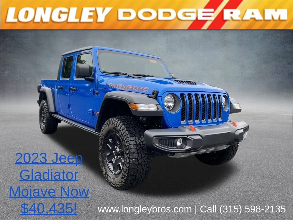 Used 2023 Jeep Gladiator Mojave w/ Dual Top Group image 1