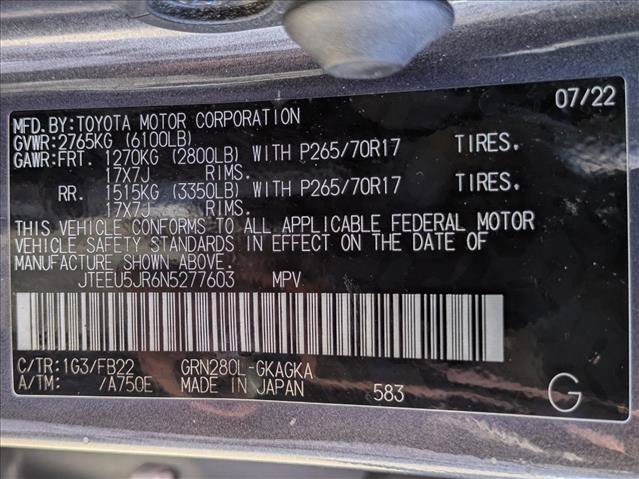 Certified 2022 Toyota 4Runner SR5 RWD image 24