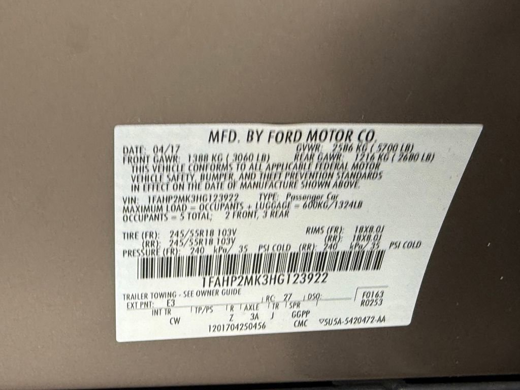 Used 2017 Ford Taurus Base image 21